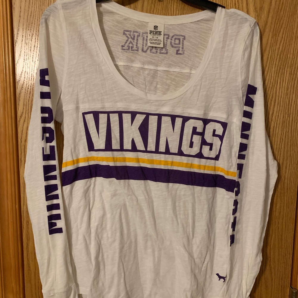 MN Vikings Pink long sleeve shirt